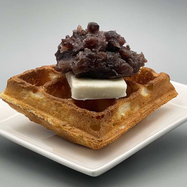 米粉のカリサクあんバターワッフル